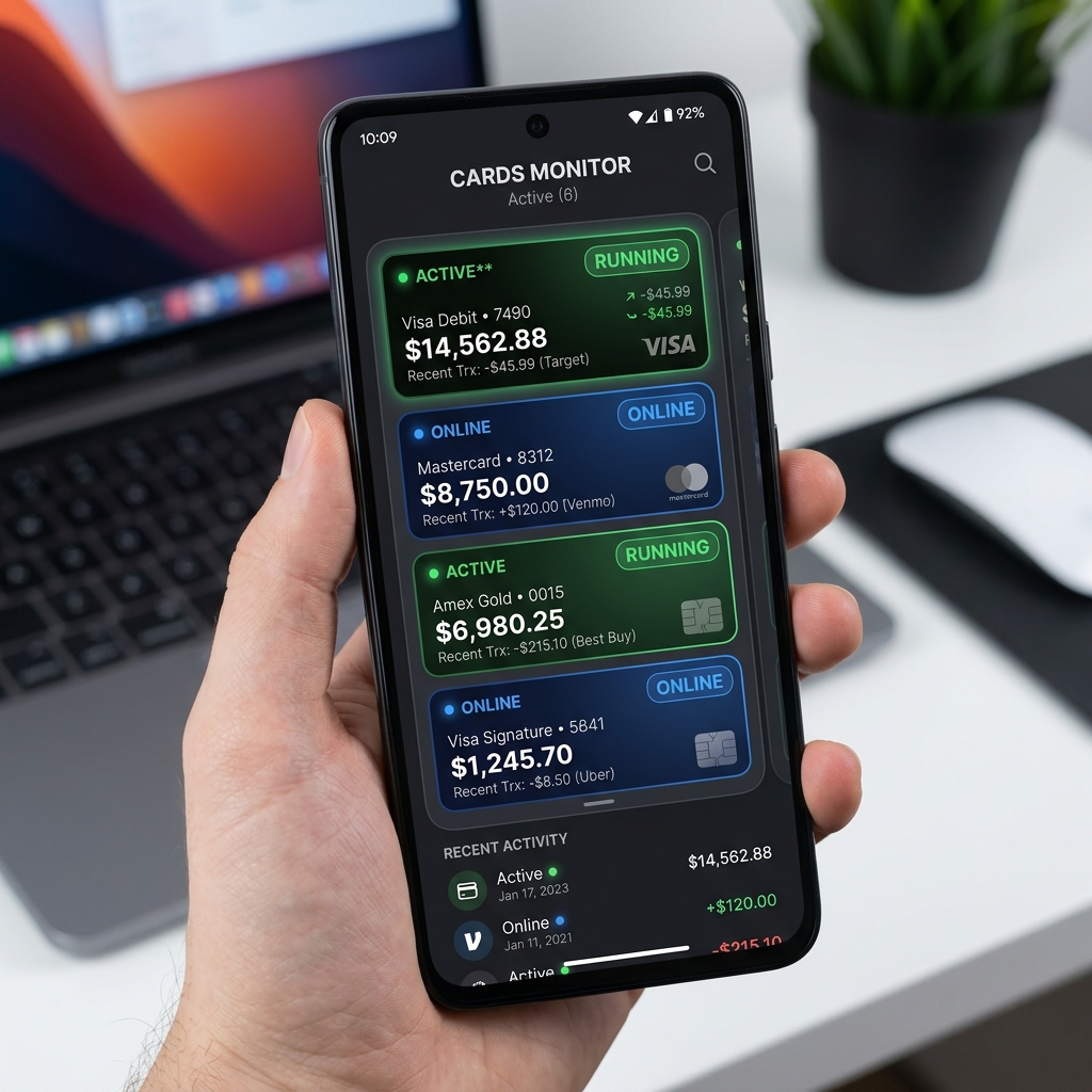 Card Status UI Preview